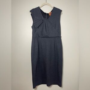 NWT Elegant‎ Tory Burch Sleeveless Gray Dress – Size Medium